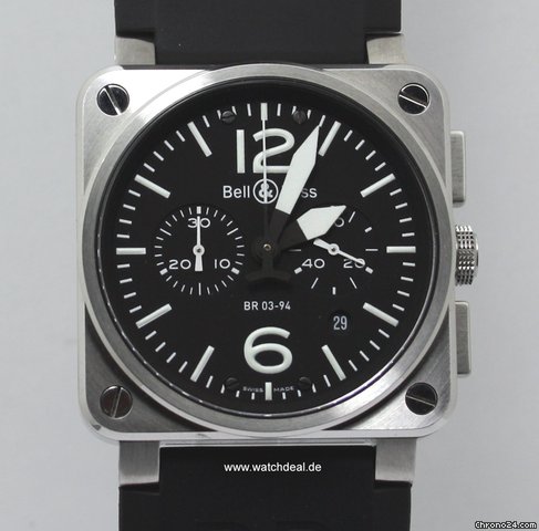 Bell & Ross BR 03-94 Chronographe Steel NEU incl MWST mit Box + Papieren watches