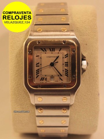 Cartier SANTOS acero y oro CABALLERO watches