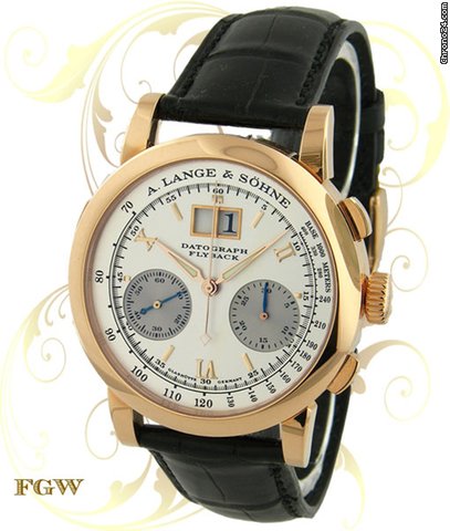 A. Lange & Sohne 403.032 Datograph, Red Gold watches