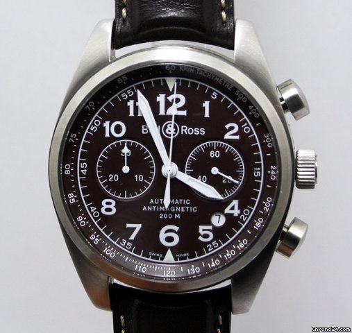 Bell & Ross Vintage 126 Brown NEU incl MWST mit Box+Papieren watches