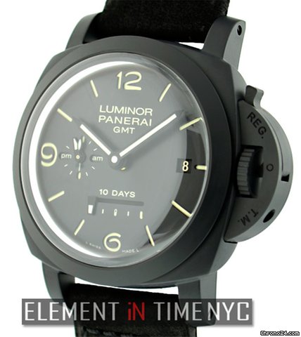Panerai Luminor 1950 10 Days GMT Ceramic PAM 335 NIB watches