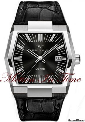 IWC "Vintage" Da Vinci Automatic Stainless Steel Black Dial watches