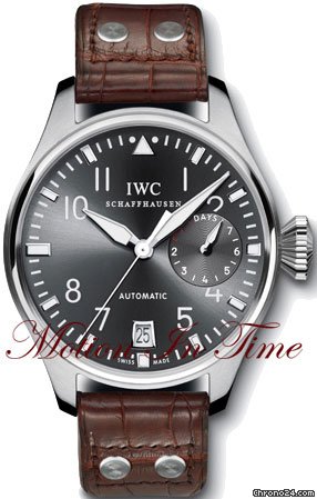 IWC BIG PILOTS WHITE GOLD GREY DIAL 7-DAY POWER RESERVE RARE watches