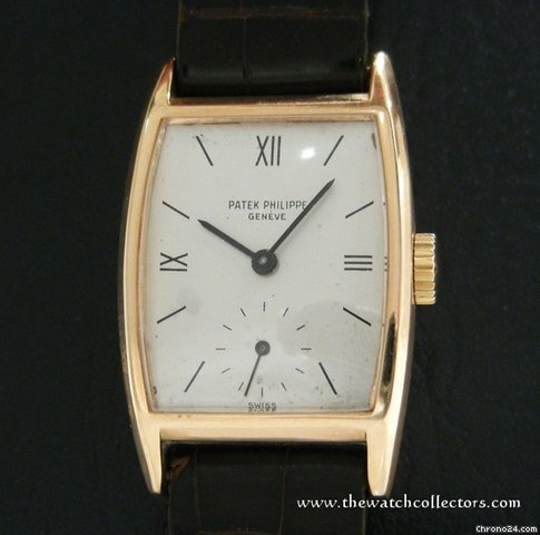 Patek Philippe Very Fine and Rare "Ref.2470" Pink gold tonneau from the 60 's with Extract of the Archives watches