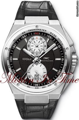 IWC BIG INGENIEUR CHRONOGRAPH STAINLESS STEEL BLACK DIAL 45.5mm watches