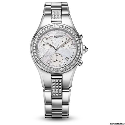Baume & Mercier & Linea Chronograph Diamond Set, MOA10017 watches