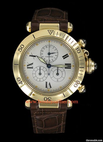 Cartier Pasha Chrono Gold watches