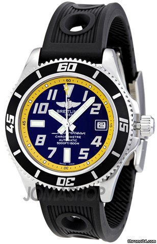 Breitling Superocean Abyss Black and Yellow Dial Automatic Mens Watch A1736402-BA32BKOD watches