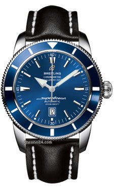 Breitling Superocean Heritage 46 Leather Strap watches