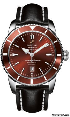 Breitling Superocean Heritage 46 Leather Strap watches