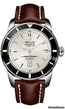 Replica Breitling Superocean Heritage 46 Leather Strap Watch