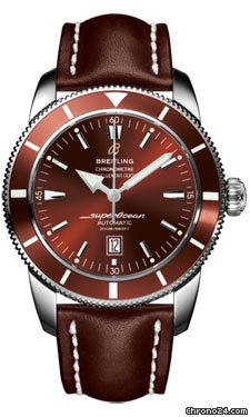 Breitling Superocean Heritage 46 Leather Strap watches