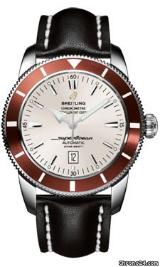 Breitling Superocean Heritage 46 Leather Strap watches