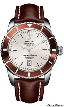 Breitling Superocean Heritage 46 Leather Strap watches