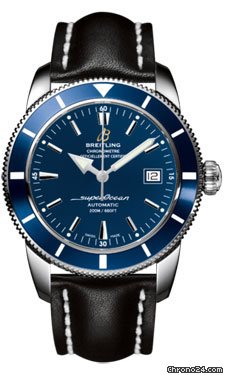 Breitling Superocean Heritage 42 Leather Strap watches