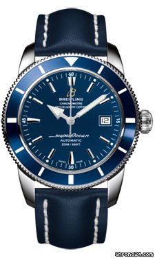 Breitling Superocean Heritage 42 Leather Strap watches