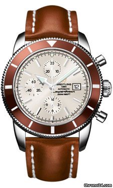 Breitling Superocean Heritage Chronographe Leather Strap watches