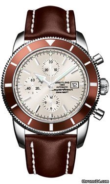 Breitling Superocean Heritage Chronographe Leather Strap watches