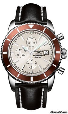 Breitling Superocean Heritage Chronographe Leather Strap watches