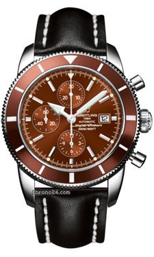 Breitling Superocean Heritage Chronographe Leather Strap watches