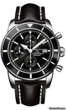 Breitling Superocean Heritage Chronographe Leather Strap watches