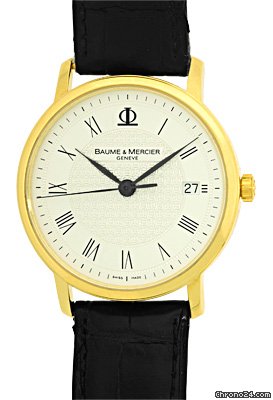 Baume & Mercier Gent's 18K Yellow Gold & Classima Executive Strapwatch watches