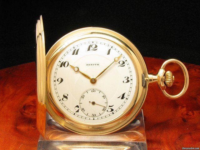 Zenith 14kt 585 Gold Savonette Taschenuhr watches