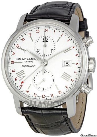Baume & Mercier and Classima Executives White Dial Chronograph Mens Watch MOA8851 watches