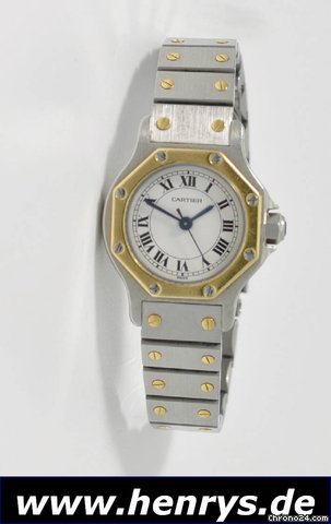 Cartier Santos 2-tone watches