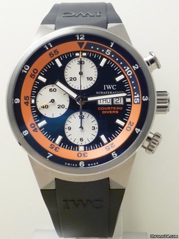 IWC AQUATIMER CHRONOGRAPH COUSTEAU DIVERS CALYPSO watches