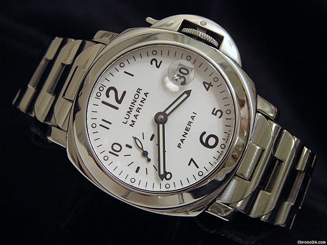 Panerai Mens Stainless Steel Luminor Marina Pam 00051 watches