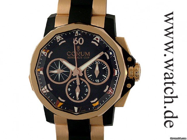 Corum Admirals Cup Challenge Regatta Chronograph Chronometer Rattrapente 18kt Rosegold limitiert 44mm watches