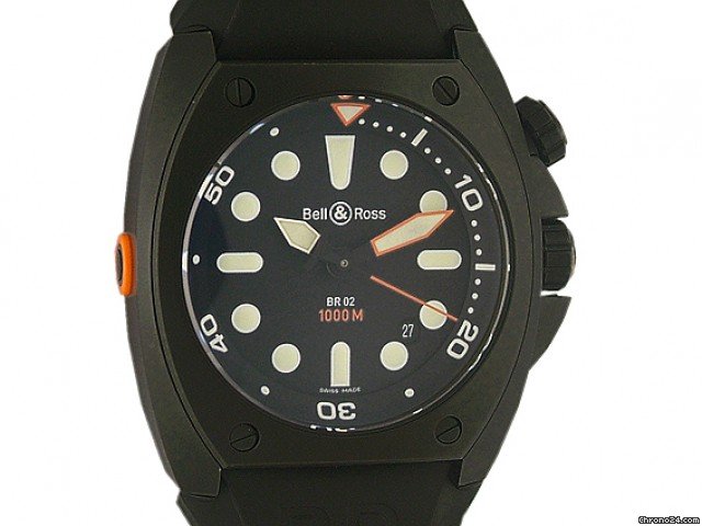 Bell & Ross BR 02 Black 44mm watches