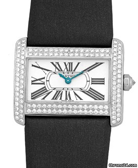 Cartier Diamond Tank Divan Strapwatch watches