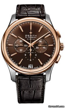 Zenith El Primero Captain Chronograph Stainless Steel and Rose Gold watches
