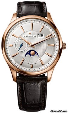 Zenith Elite Captain Moonphase Rose Gold watches