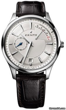 Zenith Elite Captain Power Reserve Stainless Steel watches