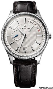 Zenith Elite Captain Power Reserve Stainless Steel watches