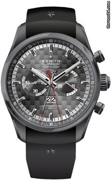 Zenith El Primero Rattrapante Black Steel watches