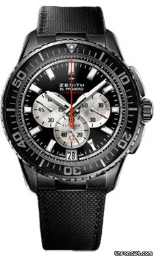 Zenith El Primero Stratos Flyback Striking 10th Black Alchron watches