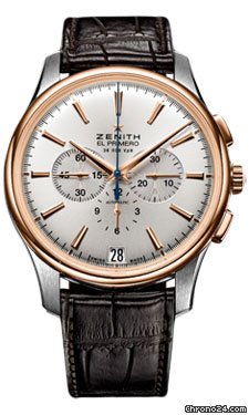 Zenith El Primero Captain Chronograph Stainless Steel and Rose Gold watches