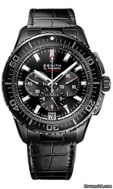 Zenith El Primero Stratos Flyback Black Alchron watches