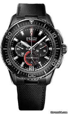 Zenith El Primero Stratos Flyback Black Alchron watches