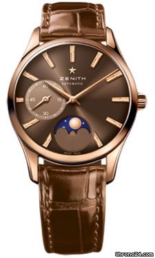 Zenith Elite Lady Ultra Thin Moonphase Rose Gold watches