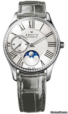 Zenith Elite Lady Ultra Thin Moonphase Stainless Steel watches