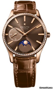 Zenith Elite Lady Ultra Thin Moonphase Rose Gold watches