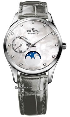 Zenith Elite Lady Ultra Thin Moonphase Stainless Steel watches