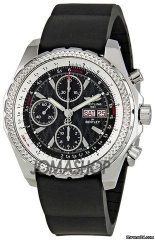 Breitling Bentley GT Black Dial Chronograph Automatic Mens Watch A1336212-B960BKRD watches