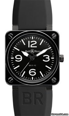 Replica Bell & Ross BR 01-92 Automatic Black Ceramic Watch