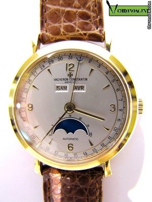 Vacheron Constantin. 4705 18K GOLD TRIPLE CALENDAR MOON PH. watches